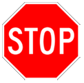 stop sign